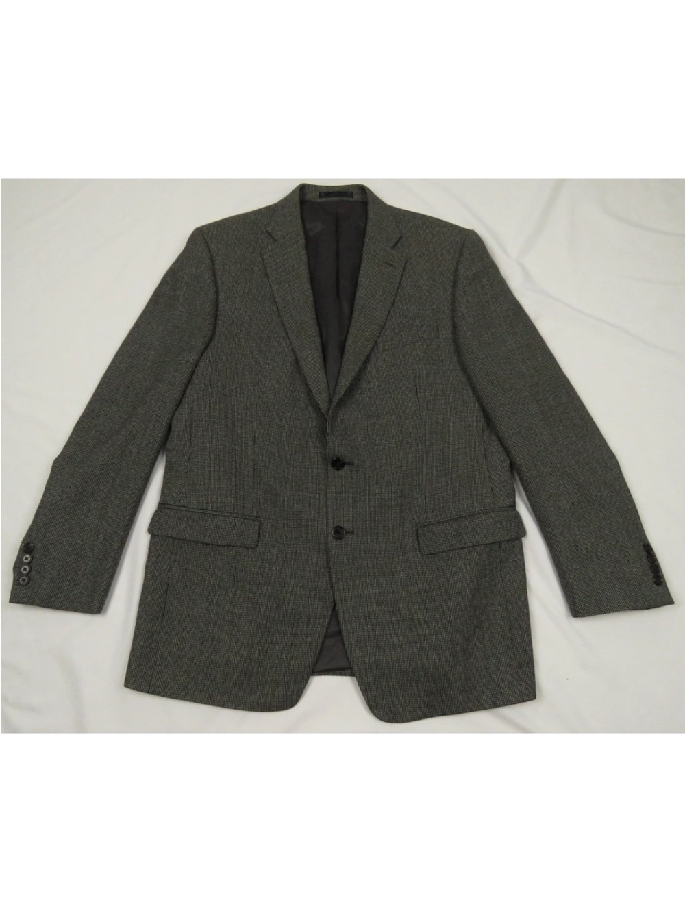 Lauren Ralph Lauren LRL 100% Wool Check 2 Button Blazer Sport Coat Jacket 42 L